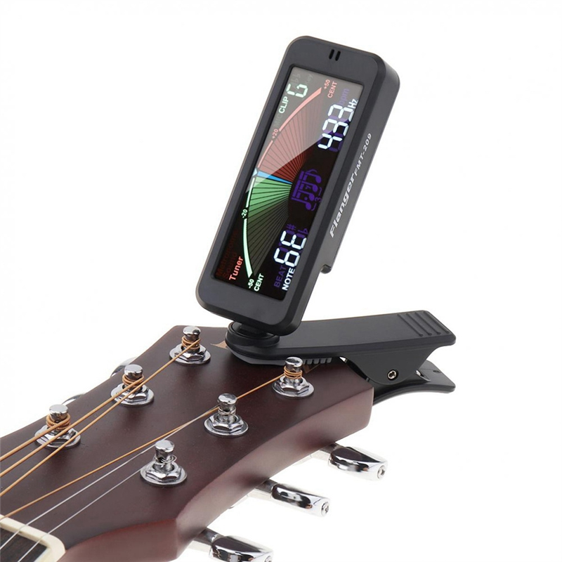 3 in 1 Guitar Tuner Large LCD Screen Metronome Generator with Clip for Chromatic Guitar Bass Ukulele Violin. 