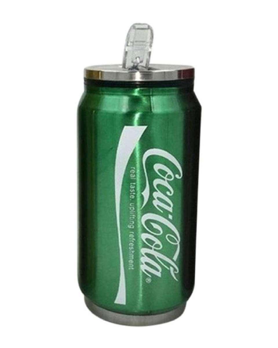 Coca Cola Can Water Drinking Bottle - Green