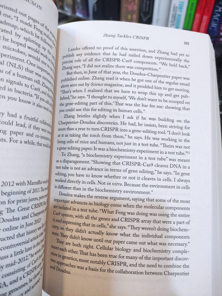 the code breaker by walter isaacson. 