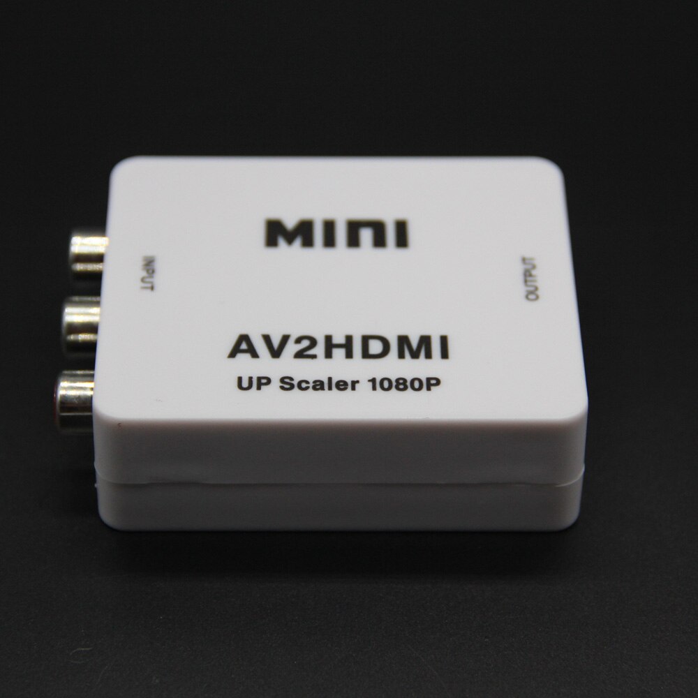 【VisioN Shop】Mini to HDMI-compatibleVideo Converter Box RCA AV HDMI CVBS to HDMI-compatible Adapter TV PS3 PS4 DVD Xbox Projector. 