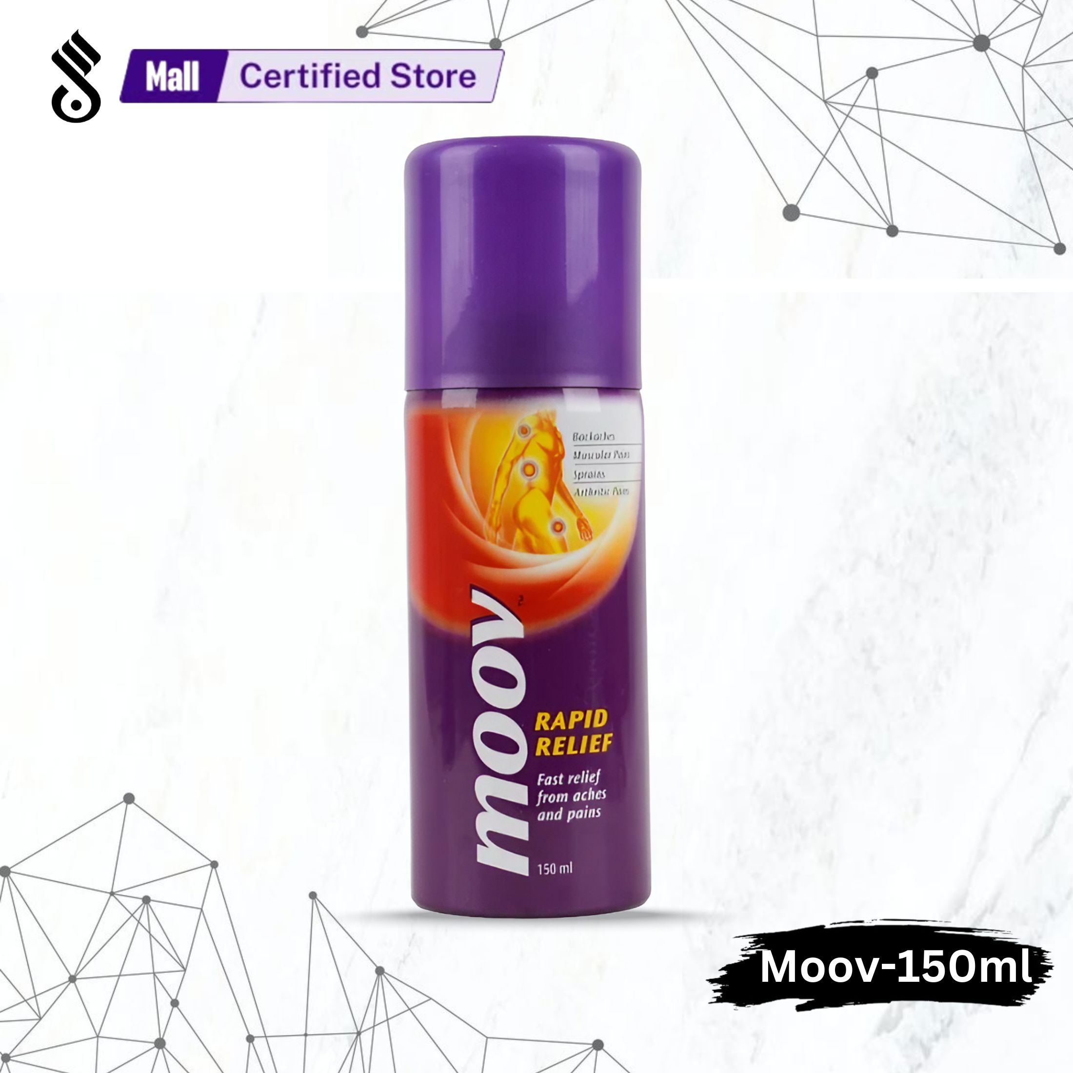 Moov Spray For Fast Pain Relief Rapid Spray 50ml / 150ml