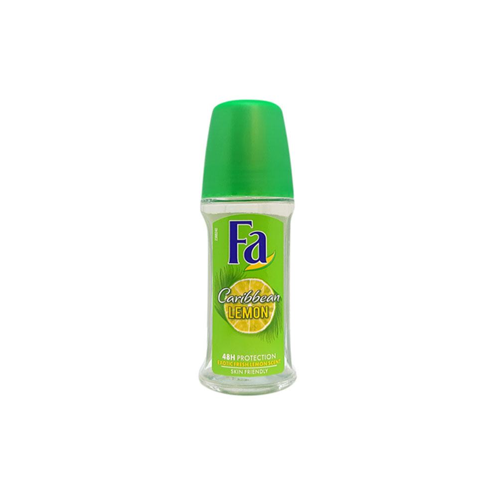 Swiss.lk - Fa Caribbean Lemon Roll On for Women-Volume:50ml