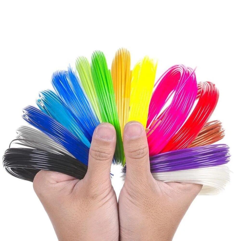 Enotepad 3D Pen filament PLA 1.75 mm 10 meter per pack full colors for option as sample refills printing