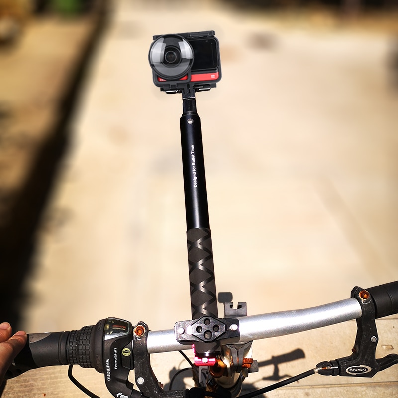 Motorcycle Camera Monopod Holder HandleMount Bracket for GoPro & Insta360 One X2 R bicycle Invisible Selfie Stick Accessory. 