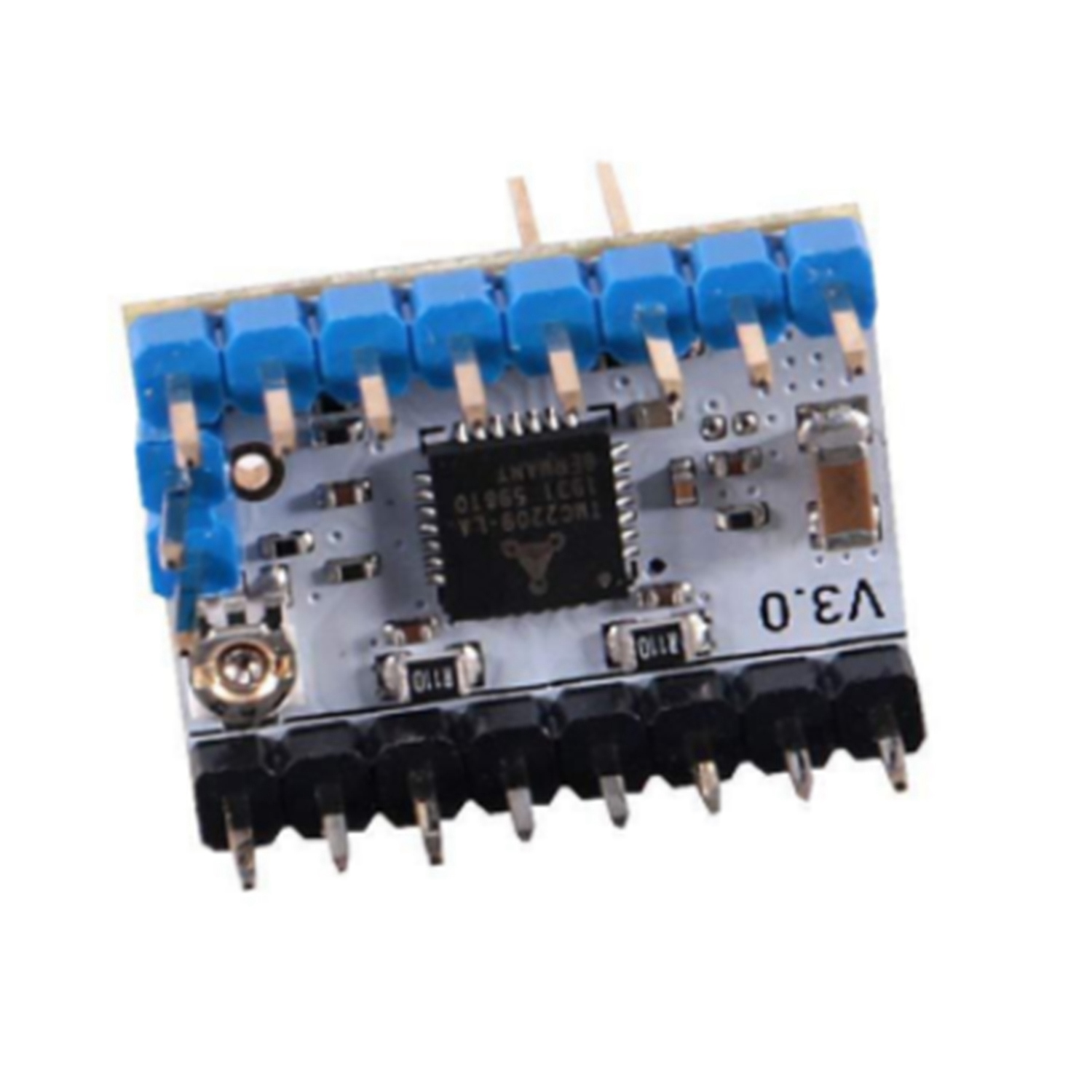 Individual 5Pcs TMC2209 V3.0 Stepper Motor Driver Stepping Rod Silent Driver 256 Microstep Current 2.8A Peak VS TMC2208. 