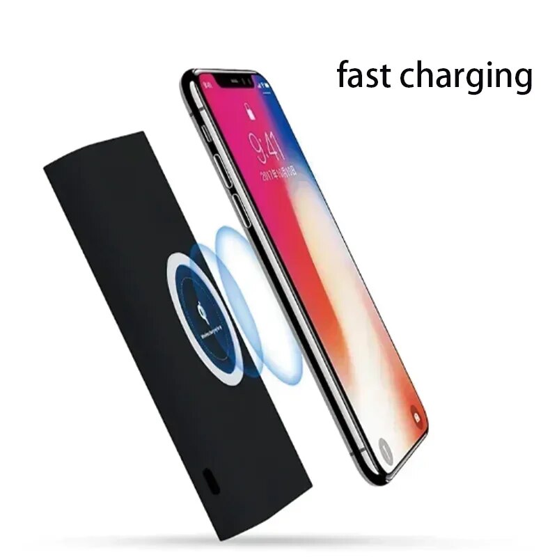 New wireless power bank 20000mAh fast charging portable charger suitable for iPhone 13 15 Xiaomi 14 15 C-type external battery. 