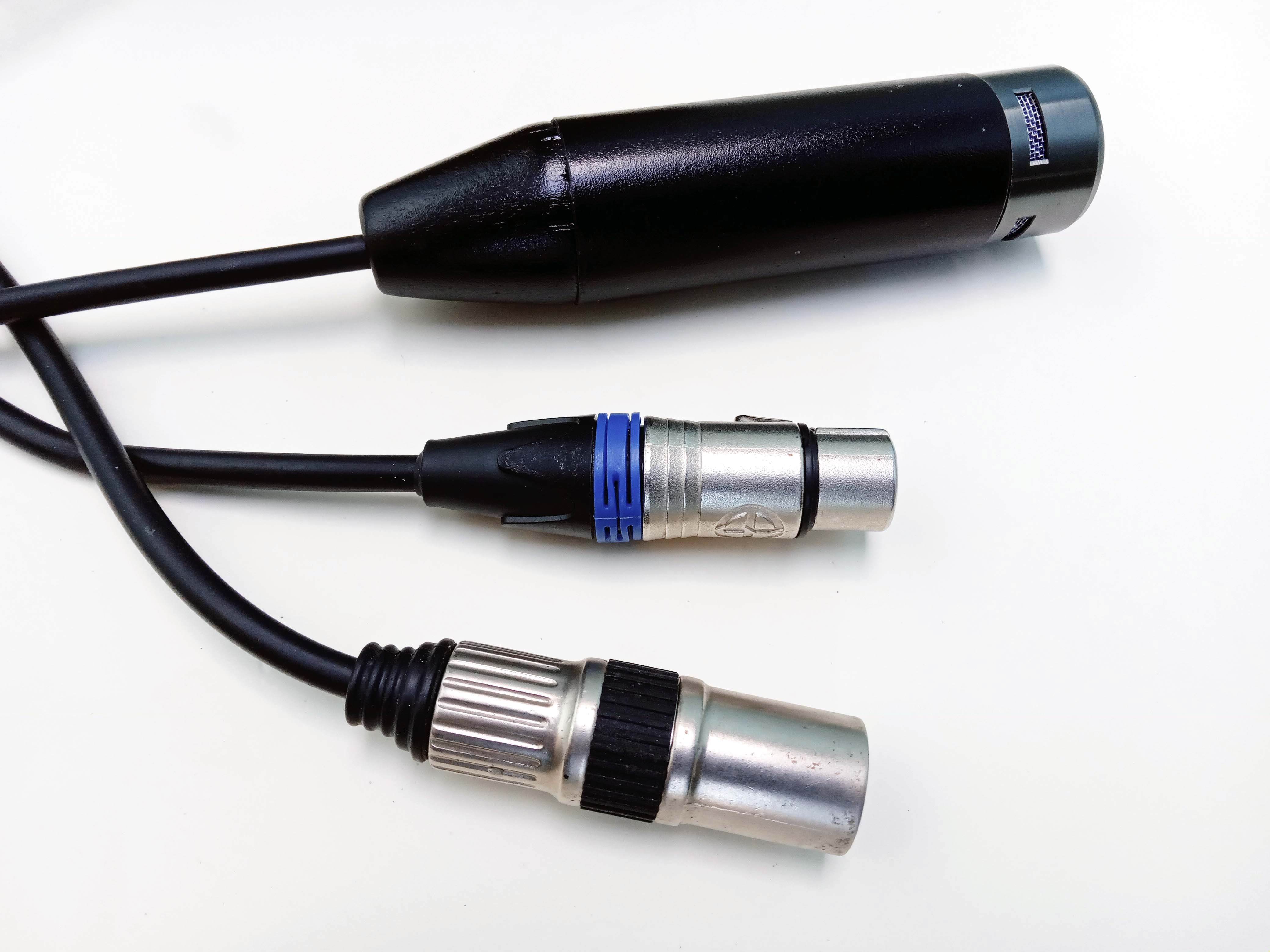 WAZ Microphone for Camera using Shure 959 mic Coil with 24- 30 feet Long Wire 3.5mm jack. 