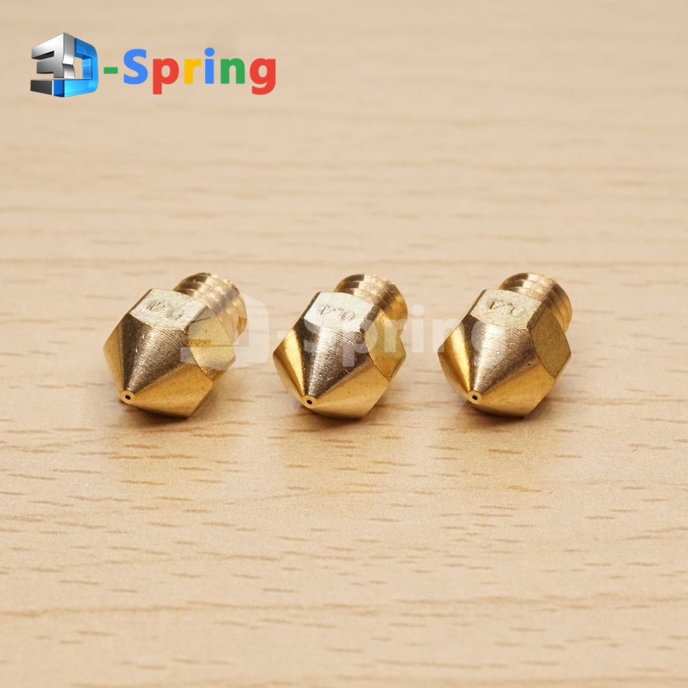 MK8 Nozzle Copper (NOT Brass) 0.2-2.0mm CR10 - for 3D Printer Creality Cr-10 Cr-10s Cr10s Ender 3 Hotend Extruder 1.75mm 3mm