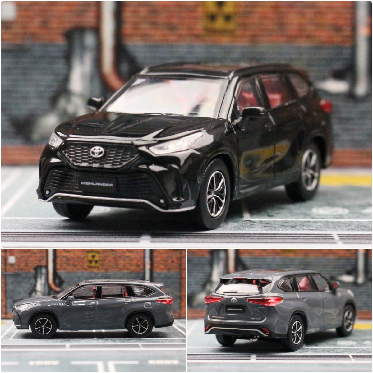 JKM 1:64 Toyota Highlander XSE Die-Cast Vehicles Alloy Model