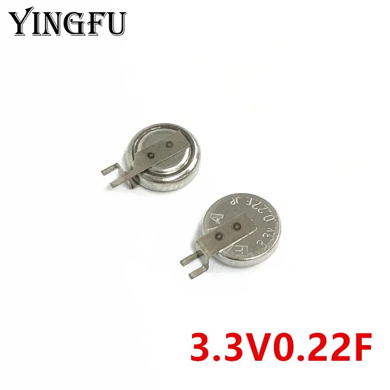 5Pcs/50Pcs 0.22F 3.3V ELNA DCK series 6.8x2.1mm DCK-3R3E224T-E 3.3V0.22F DCK-621 Farad Capacitor Coin Cell Capacitor
