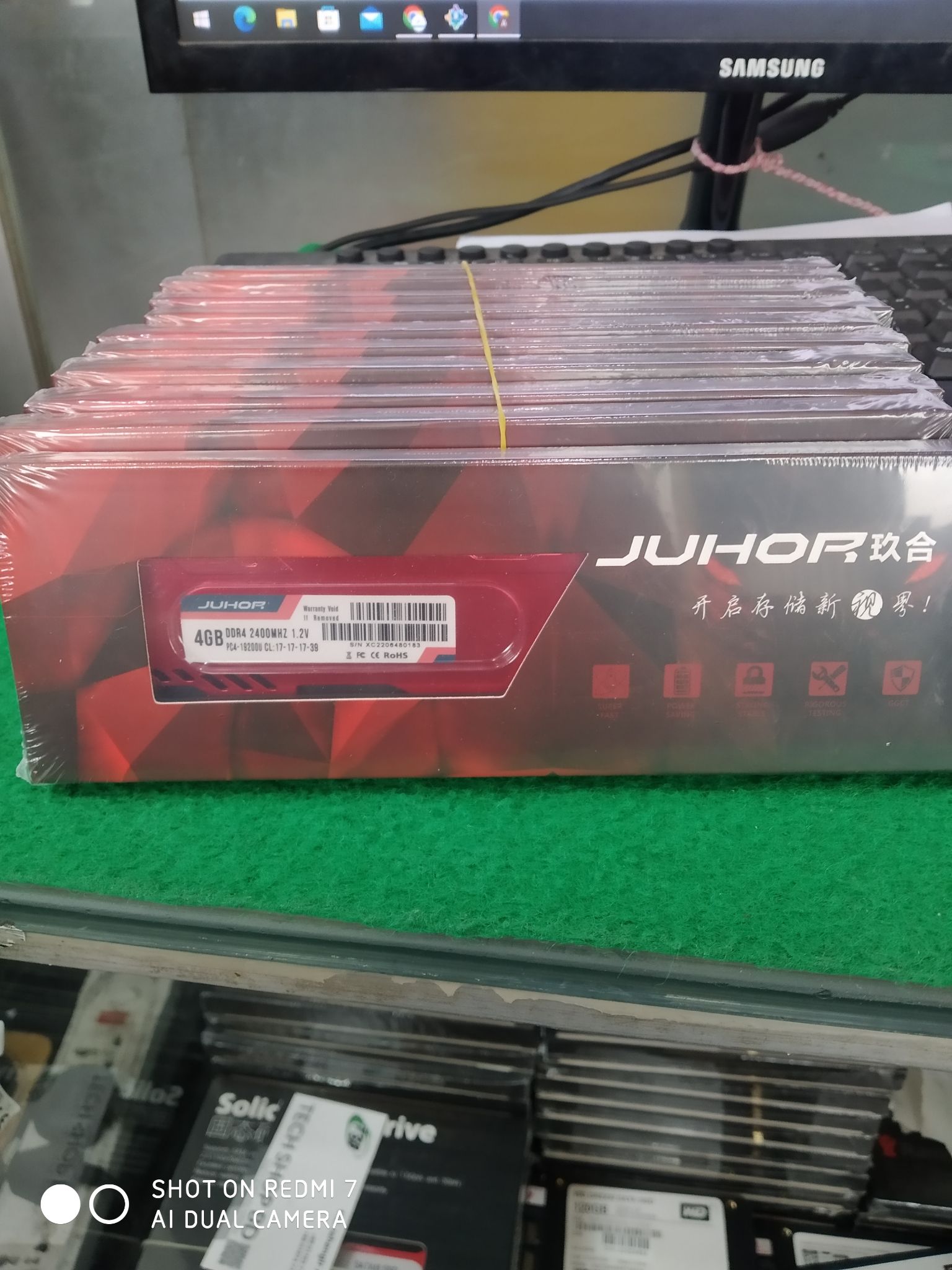 JUHOR Desktop RAM 4GB DDR4 2400/2666 MHz. 