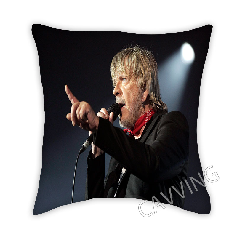 Renaud Séchan 3D Print Polyester Decorative Pillowcases Throw Pillow Cover Square Zipper Pillow Cases Gift Pillowcases F01. 