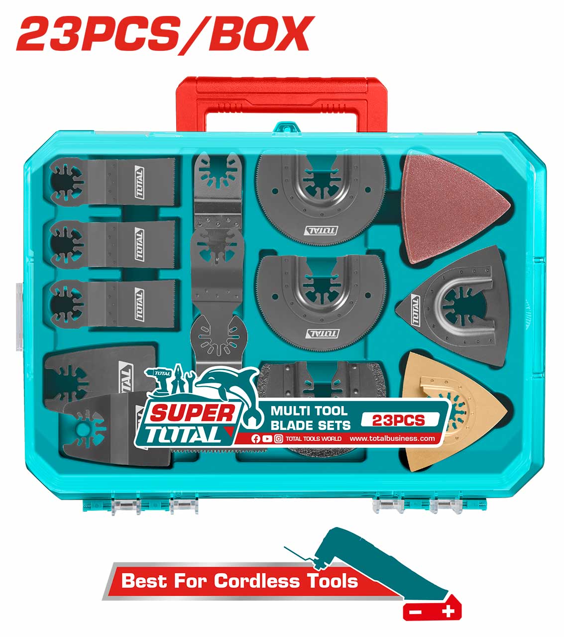 23Pcs Multi Tool Blade Set Total-TAKTMT2301