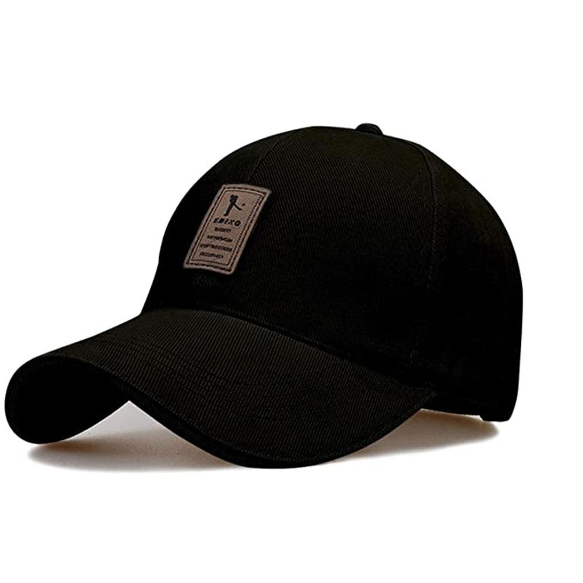 Black Stylish Cap For Men - Cap - Contains enduring appeal and value - Creative and unique design elements - Style & Luxe. 
