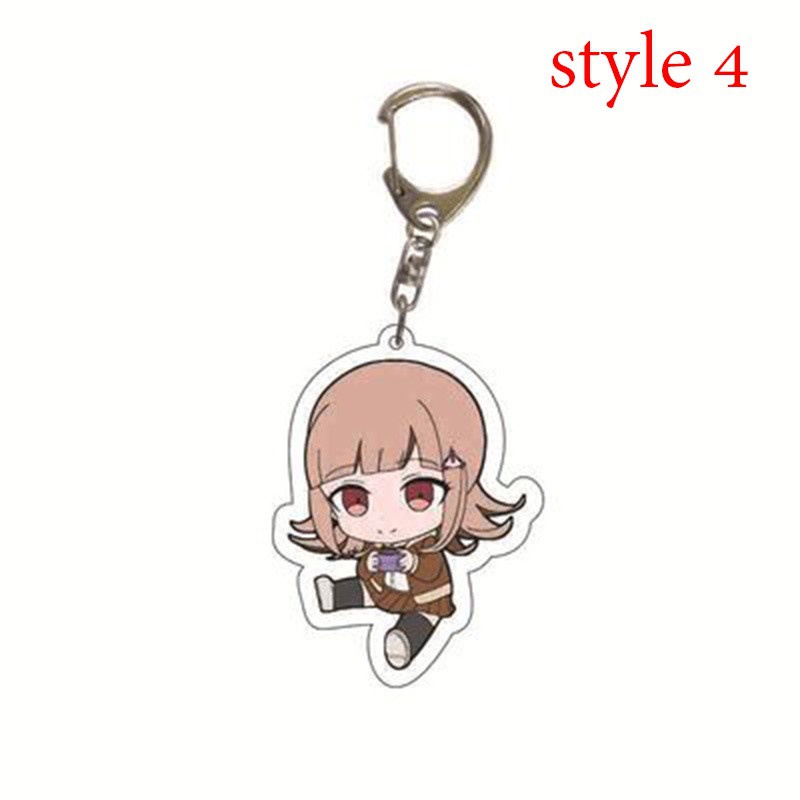 Game Danganronpa Keychain Acrylic Keyring Pendant Cosplay Accessories Gifts. 
