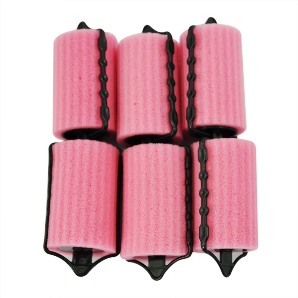 6 PCS Hair Care Roller Style Sponge Curlers For Girl Ladies