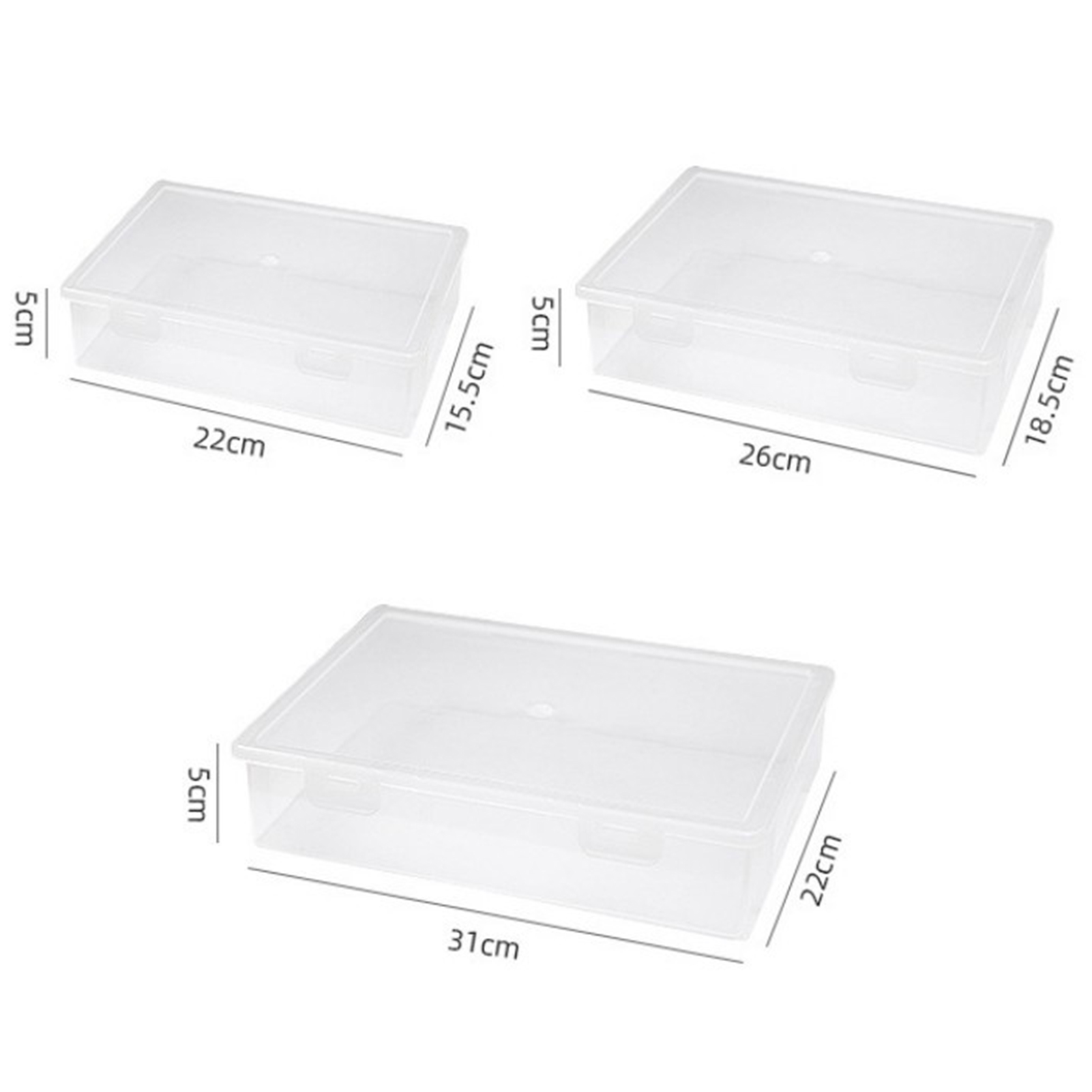 File Storage Box with Lid Large Capacity A4 File Organizer Transparent Dust-proof Container for Home Office Supplies Stationery Jewelry Certificates Portable Multifunctional Plastic Box File. 