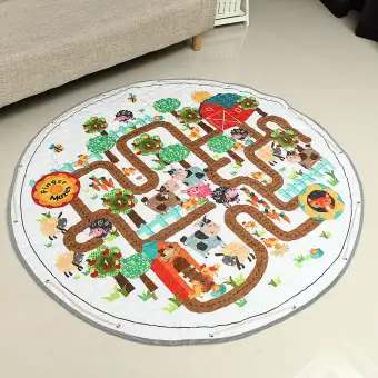 Baby Kids Gym Play Toys Mat Crawling Blanket Home Large Storage