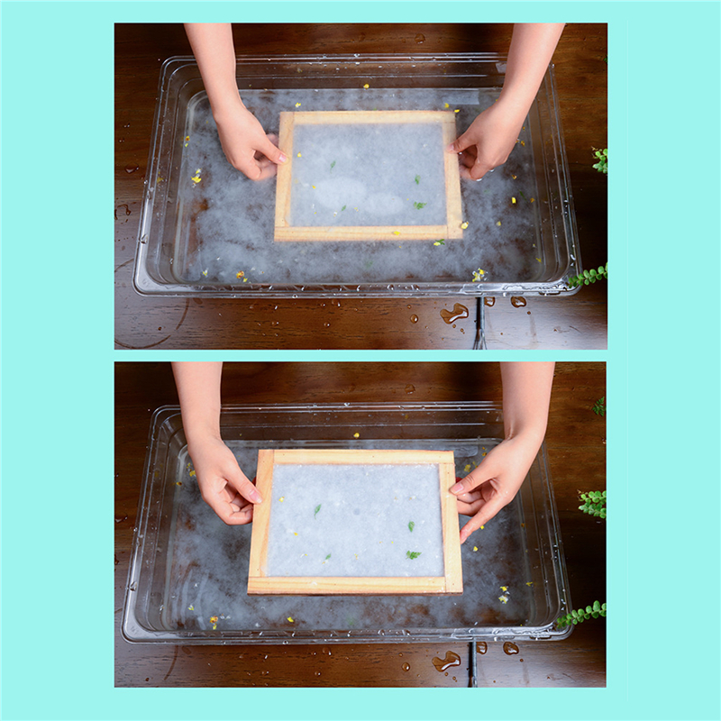 Paper Making Frame Screen DIY Wood Paper Making Papermaking Mould Crafts Handcraft Paper Recycling Tool Wooden Deckle Multi-size Amour zii. 