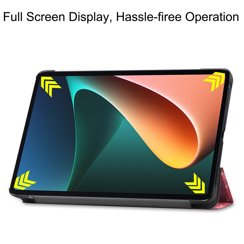 for Xiaomi Pad 5 Stand Case for Xiaomi Pad 5 Pro Cover 11.0 2021 Tablet Case , Ultra Slim Lightweight Smart Shell Stand CoverXiaomi Mi Pad 5 Case 11 inch For Xiaomi Mipad5 2021 Case. 