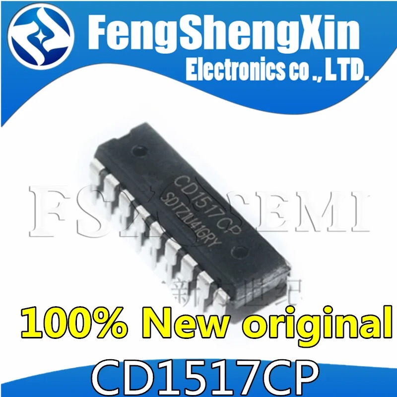 10pcs  CD1517CP CD1517 TDA1517P YD1517P DIP-18 TDA1517 DIP18 1517P YD1517 STEREO POWER AMPLIFIER IC