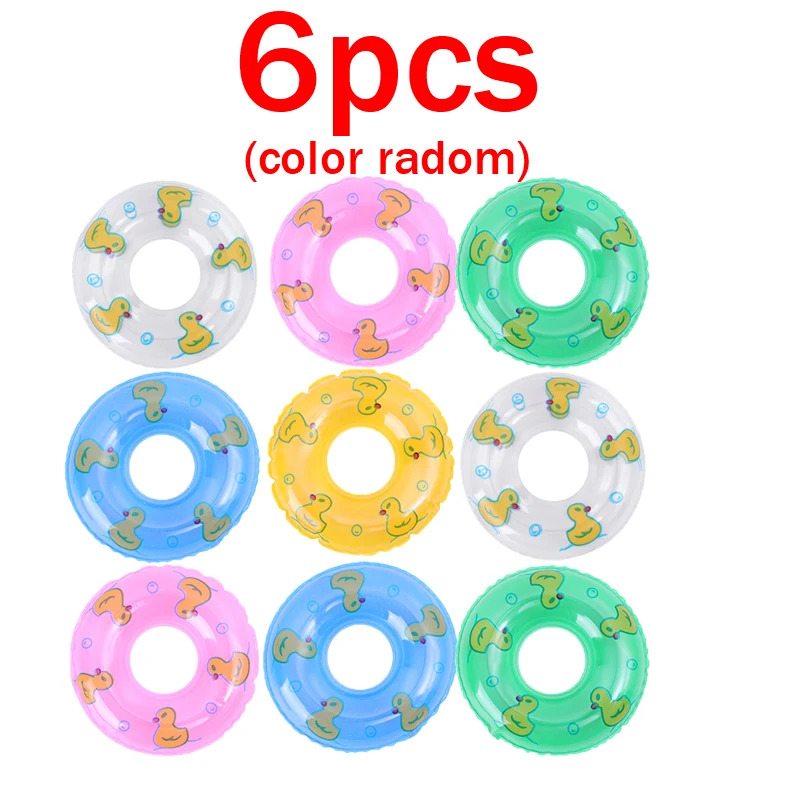 【Yurui】New Kid' Mini wim Ring Bath wimming Pool Float Circle Ring Toy Toy Baby Funny Doll Floating Rubber Game. 