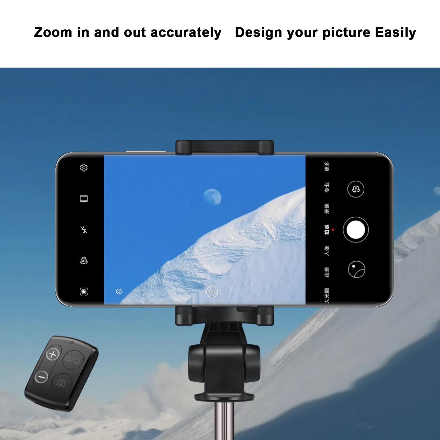 Huawei CF15 PRO AF15 Pro Bluetooth Selfie Stick Tripod Portable Wireless Control Monopod Handheld for iOS/Xiaomi Phone. 
