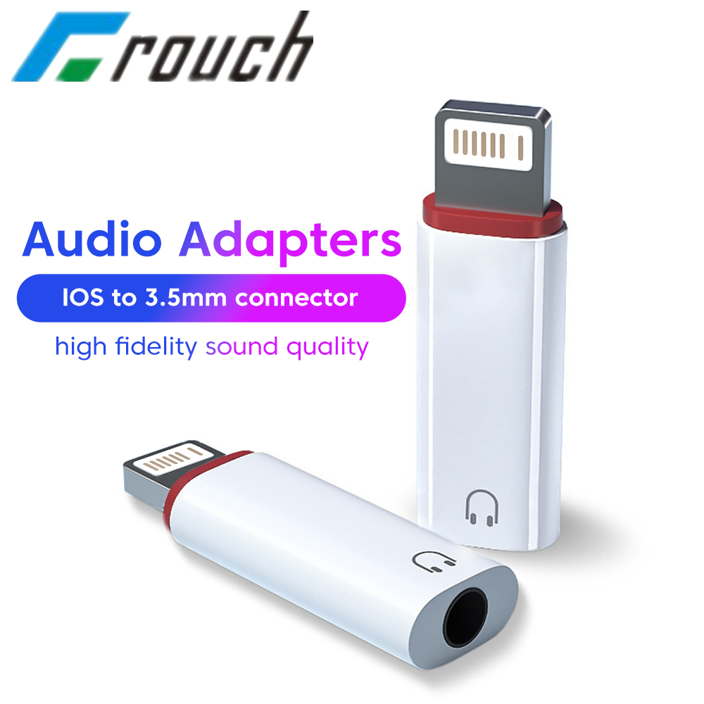 Crouch Lightning To 3.5 MM Jack Aux Audio Adapter For iphone ipad Samsung Xiaomi Jack To USB C DAC Adapter Type C To Jack 3.5 MM