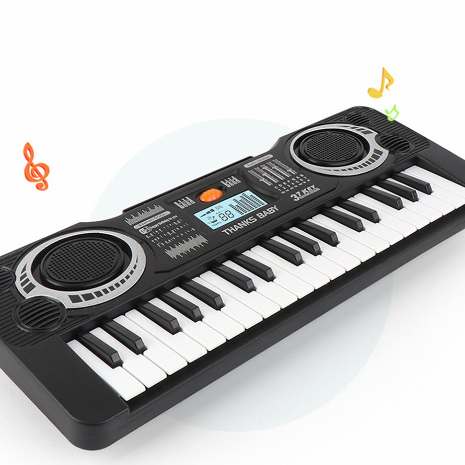 37 jogos de música eletrônicos para crianças, piano musical, brinquedo,  teclado musical, sintético, instrumento musical, piano keybaord - AliExpress