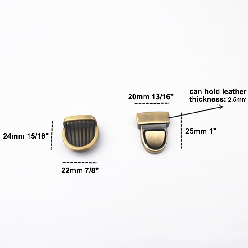 1pcs Metal Press Push Lock Tongue lock Bag Briefcase Spring Lock Snap Decorative Clasps Closure Leather Craft Hardware Accessory. 