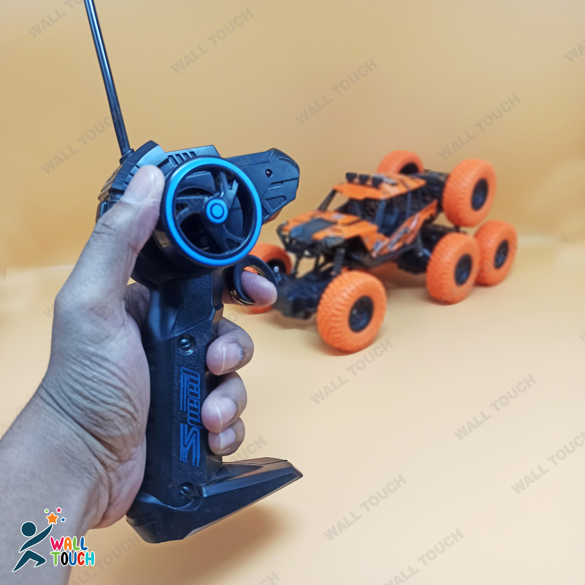 Lateral Dancing Rechargeable Big Size 360 Degree Rotating 8 Wheel Remote Control Stunt Car. 