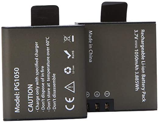 EKEN Battery SJCAM SJ5000 battery + Dual Battery Charger PG1050 1050mAh MotoAuto Remax SJ4000 SJ5000x M10 dbpower ex5000 Soocoo Gitup Git2 Action Cam. 