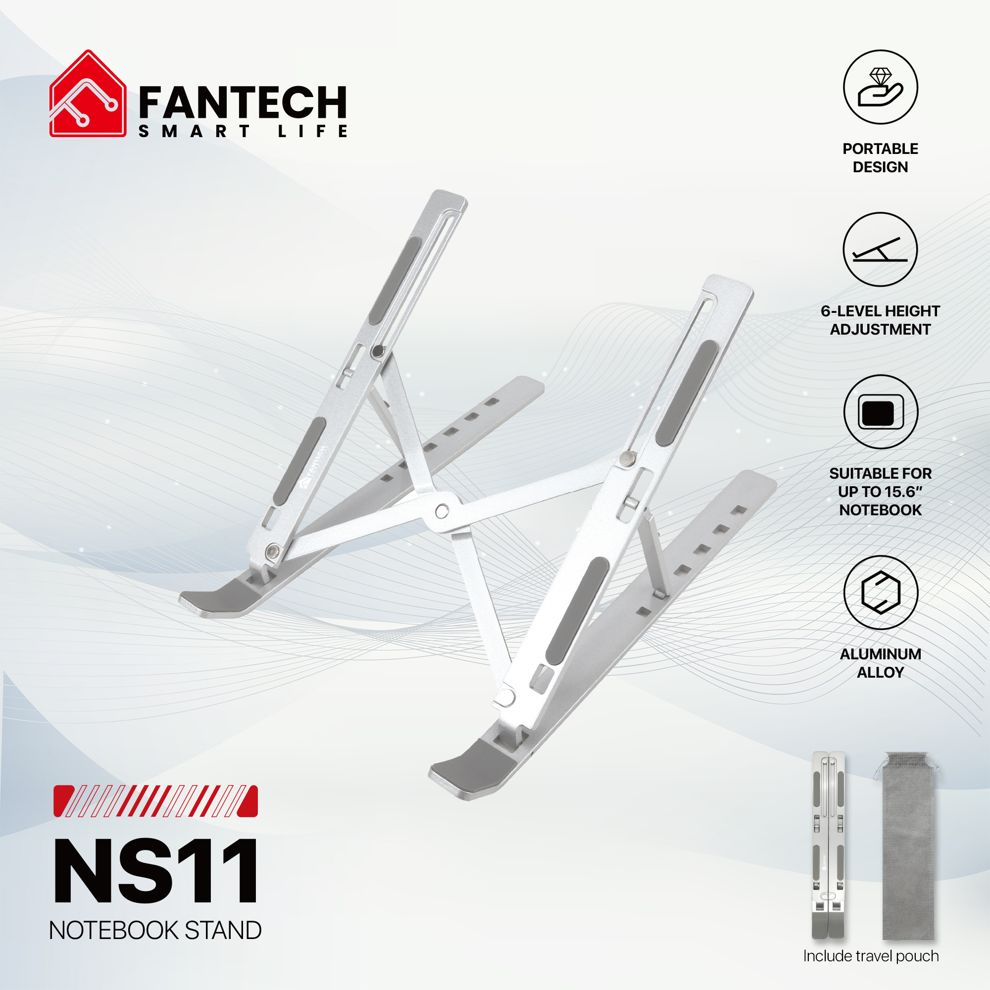 Fantech NS11 Notebook Laptop Stand