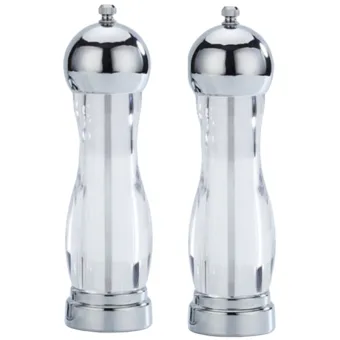 large salt and pepper grinder set