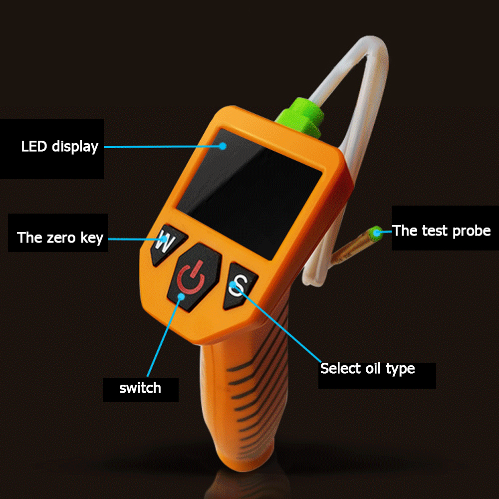 OIMG Engine Oil Tester For Auto Check Oil Quality Detector With Led Display Gas Analyzer Car Testing Tools. 