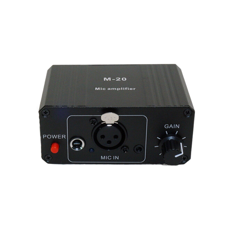 Dynamic Microphone Condenser Mic Amplifier M-20 Audio D. 