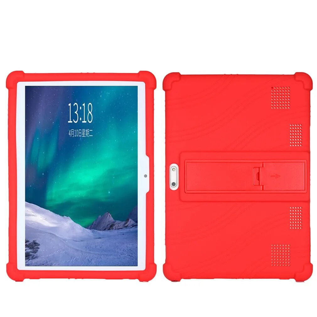 Case for Dragon Touch 10 inch K10 / Notepad K10 / Max10 Tablet, Kids Friendly Silicone Adjustable Stand Cover for Lectrus 10.1