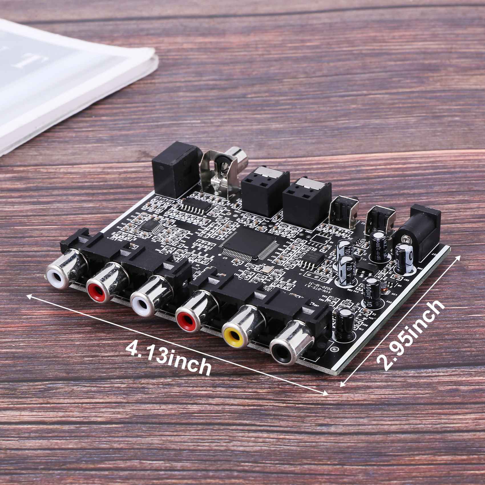 DAC Module 5.1 Channel AC-3 PCM Digital Optical DTS RCA HiFi Stereo Audio Home Theater Decoder Amplifier Decoding Board. 