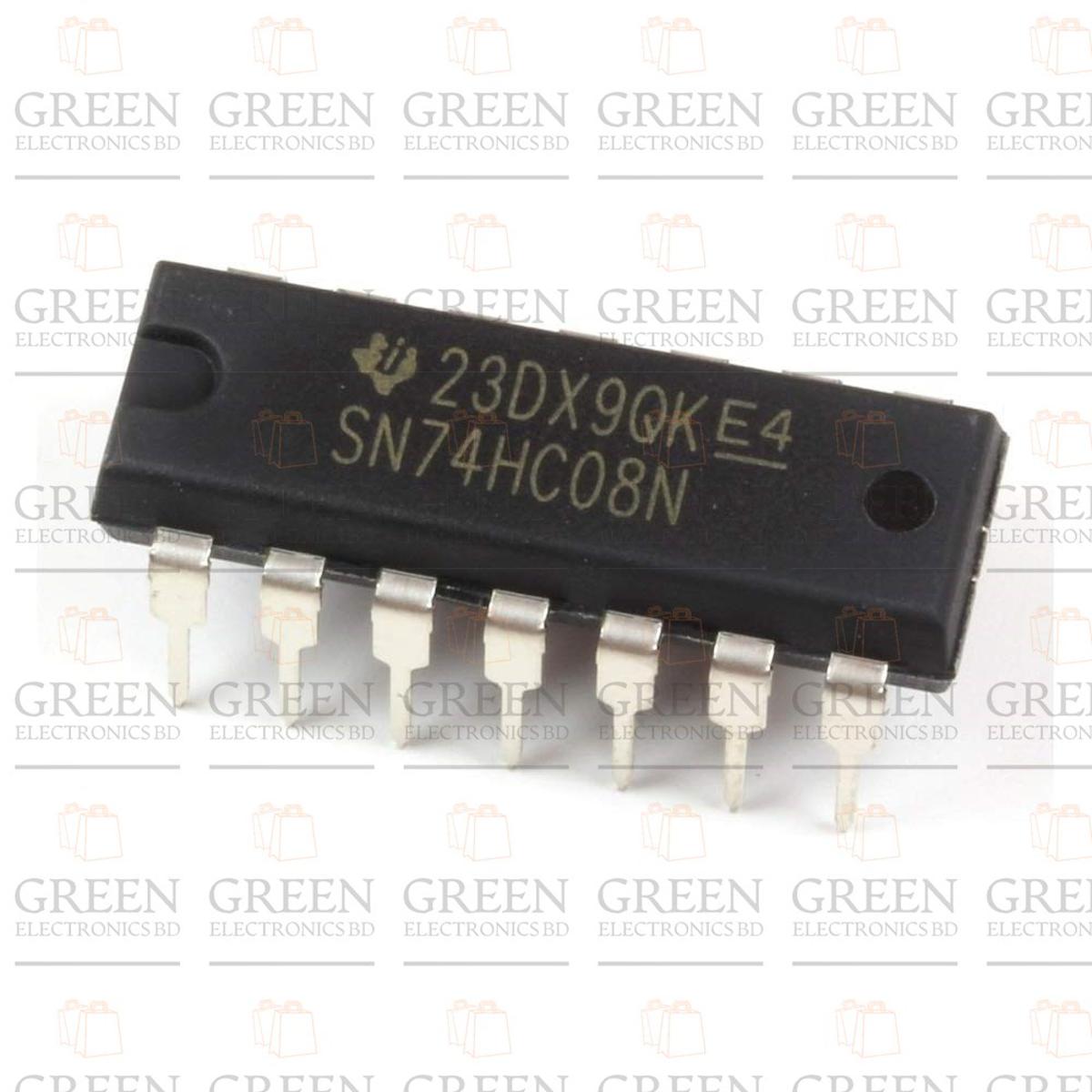 7408 SN74HC08N 74HC08 74LS08 2 Input AND Gate A Class IC Dual In Package DIP 14 Pin IC