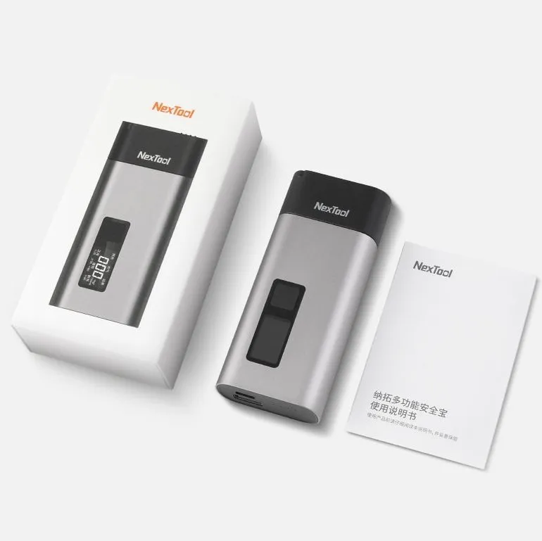 Xiaomi Nextool 4-in-1 Mini Alcohol Tester LCD Digital Portable Car Breathalyzer With Window Breaker Cutter Digital Alcohol Meter. 