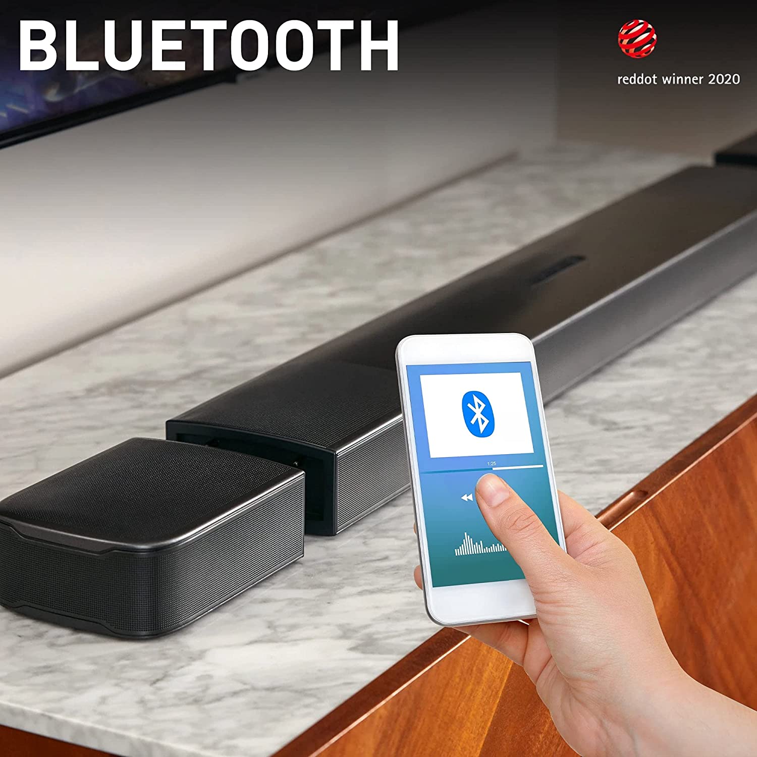 JBL BAR 9.1 Channel True Wireless Surround Soundbar with Dolby Atmos. 