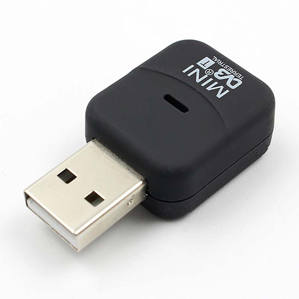 Mini Digital TV Stick Indoor SDR+DAB+FM DVB-T Tuner Antenna Wireless With Remote Control Receiver HDTV USB 2.0 Dongle Stick