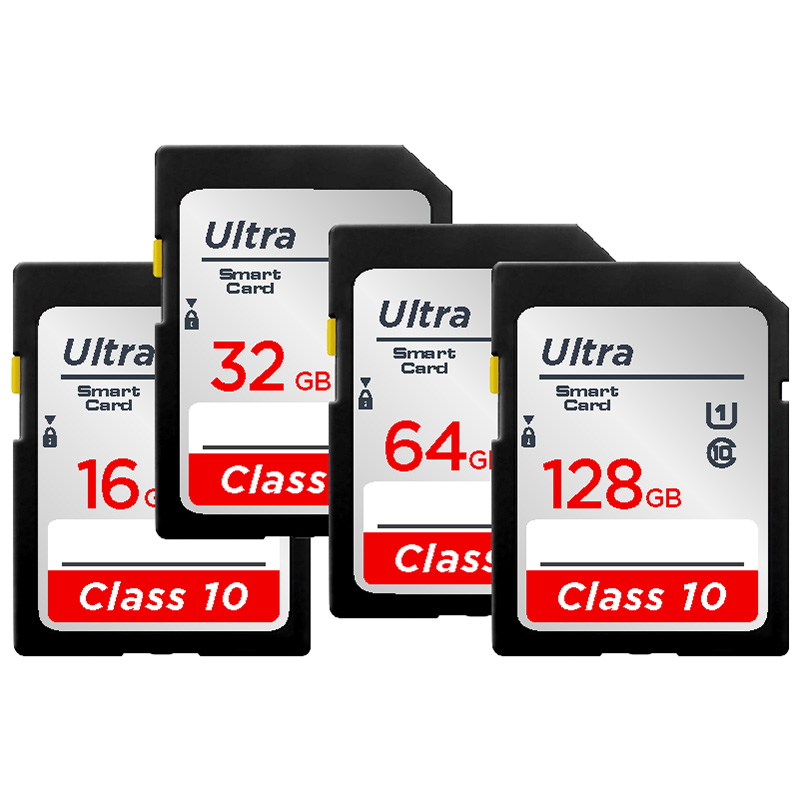 SD Card 64GB 128GB 256GB V10 16GB 32GB Normal Full Size Flash SD Memory Card High Speed for Camera. 