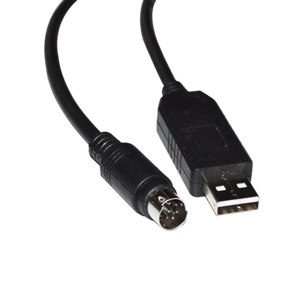 FTDI FT232RL USB TO MINI DIN 8 PIN MD8 MALE ADAPTER RS232 SERIAL COMMUNICATION CABLE FOR YAMAHA MUSIC SEQUENCER HOST PORT TO PC. 