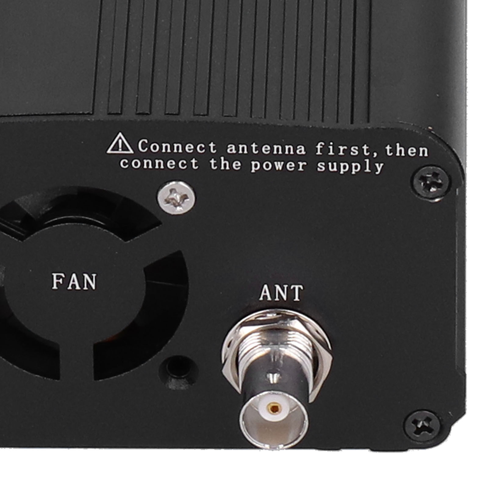 Romeng La Broadcast Transmitter Self‑Set FM Radio Stereo Station with LCD Screen US Plug 100‑240V 1/7W. 