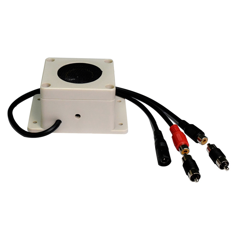 Waterproof Microphone Speaker in 1 Device for Security Camera Outdoor for IP Camera Audio Recording Two Way Interphone Easy to Use