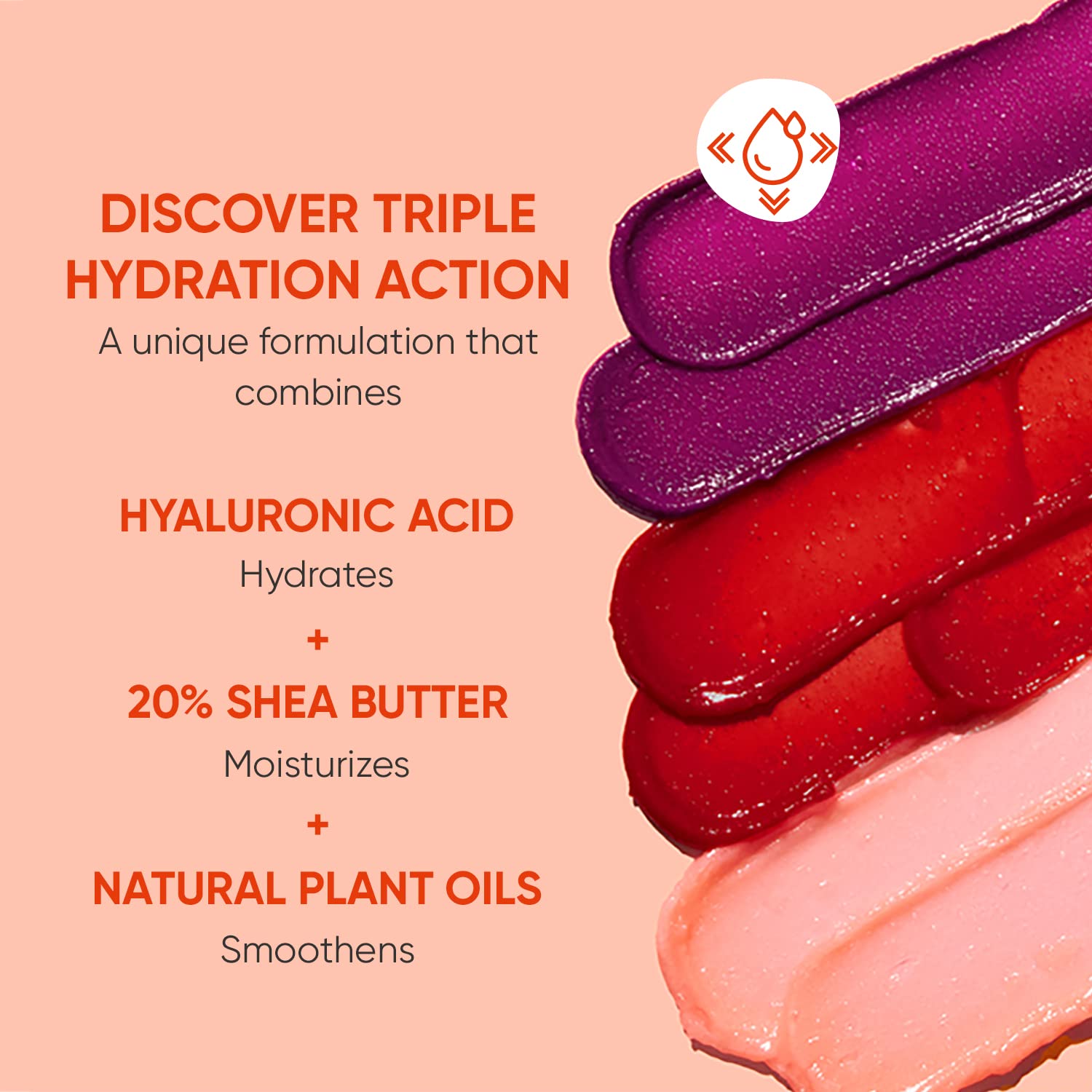 Dot & Key Lip Plumping Mask With Vitamin C + E 15ML For Naturally Glowing Lips, Fades Lip Pigmentation, Smoothes Flaky & Dry Lips, Lip Mask For Soft, Smooth & Plump Lips (Blood Orange & Nectarine). 