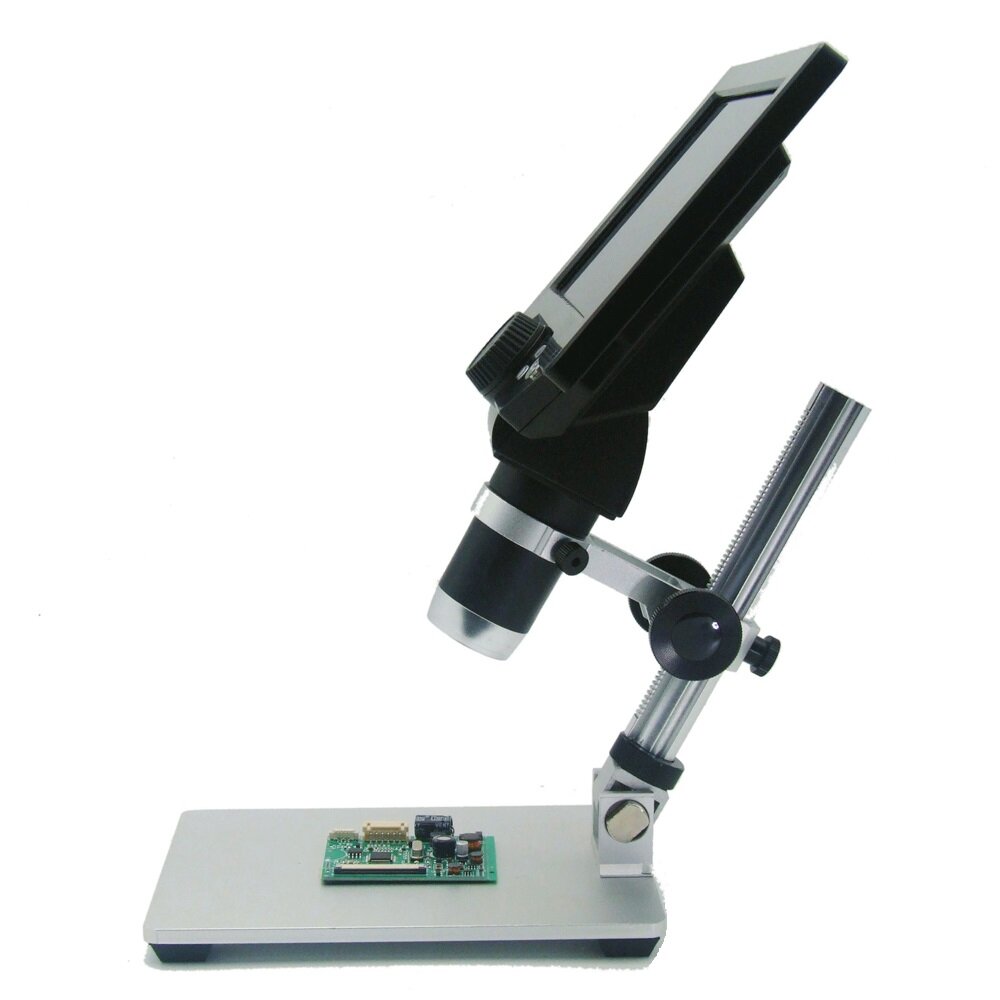 G1200 microscope 12MP 7-inch color screen 1-1200X. 