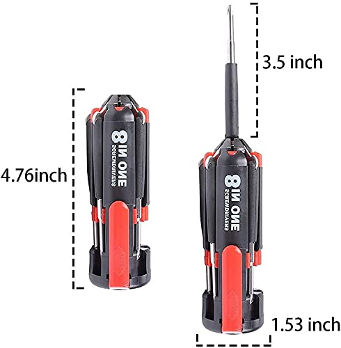8 In 1 Multi Screwdriver Set With Powerful Torch. 