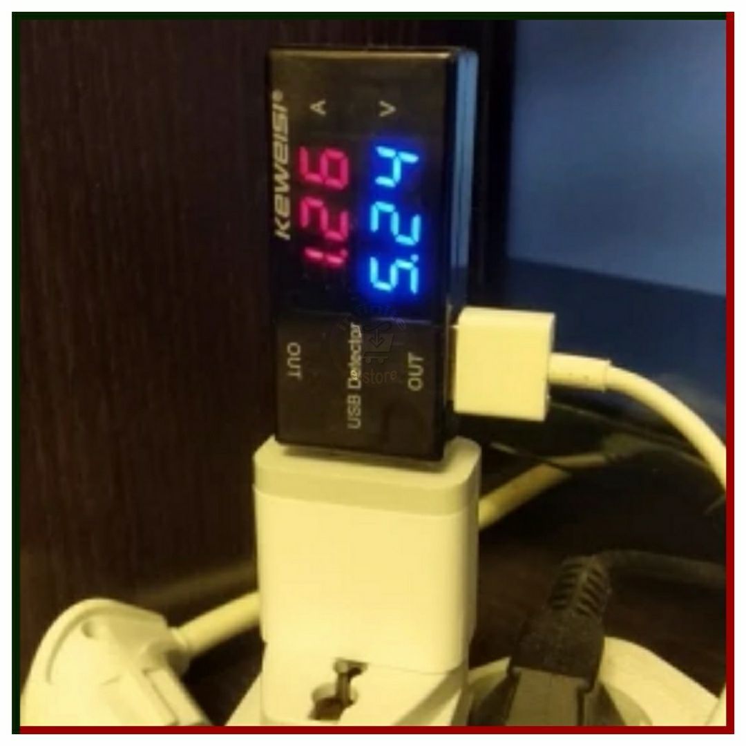 Dual USB Power Current Voltage Meter Tester Portable Mini Current and Voltmeter Detector Charger Doctor USB Doctor. 
